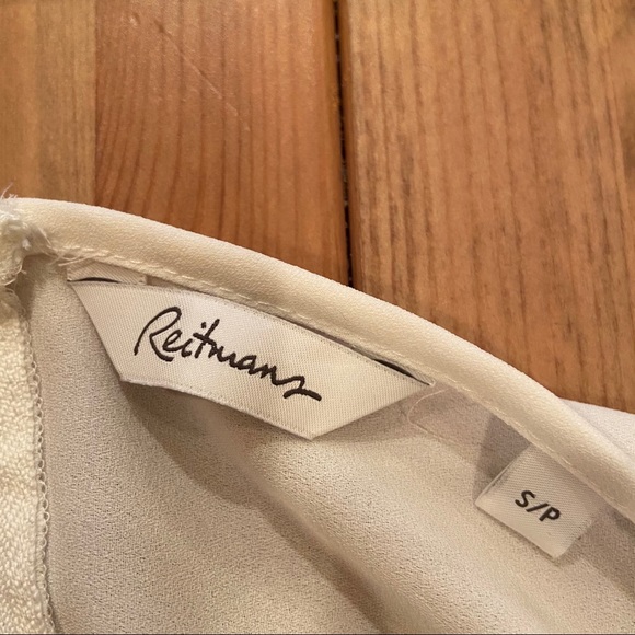 White Lacy Formal Blouse - Picture 4 of 4